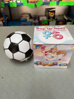 Baby Shower – Pallone da Calcio – colore celeste - Pirotecnica de Rosa